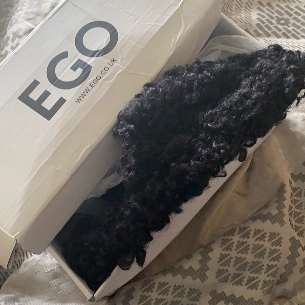 Brand new never worn faux mules